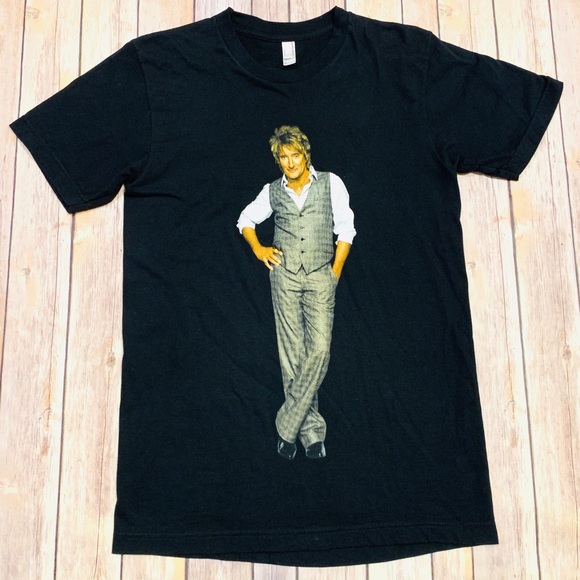 Rod Stewart Rockin’ in the Round 2007 Tour tee Sz S - Picture 2 of 7